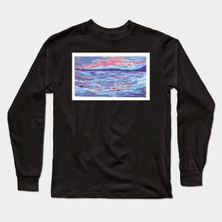 Pink Sunset Long Sleeve T-Shirt